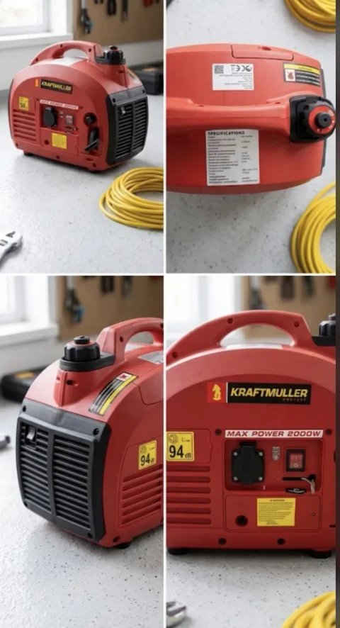 Інверторний генератор Kraftmuller (2000W / 2 кВт)