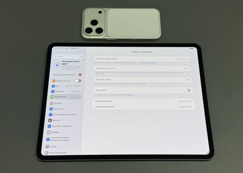 iPad Pro 13 M4 256GB Space Black (АКБ 95%, 160 циклів) — фото 6