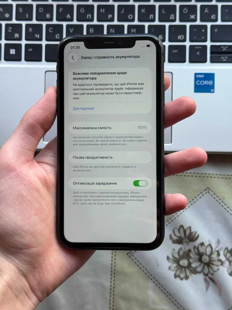 iPhone 11 64GB Black АКБ 100% (Neverlock) у чудовому стані. — фото 4