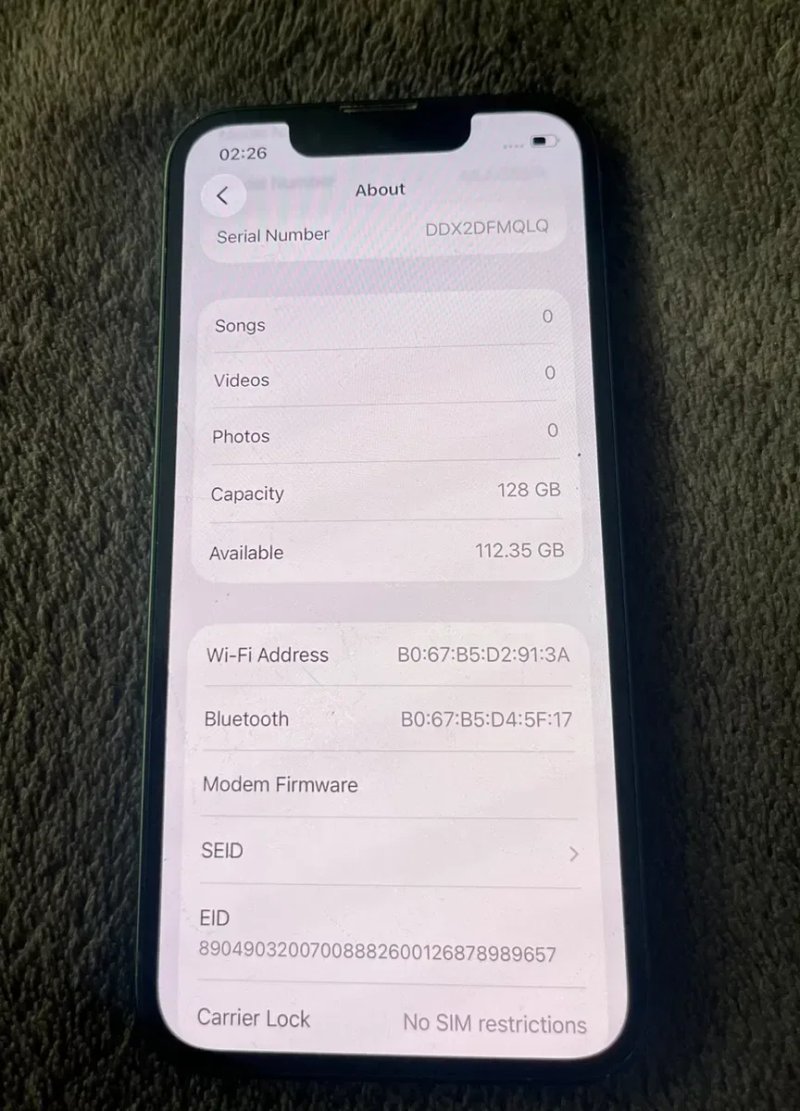 iPhone 13 mini 128 GB Green Neverlock — фото 7