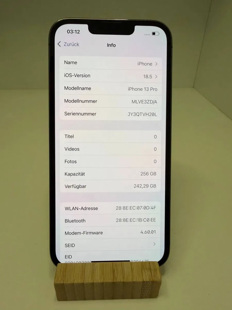 iPhone 13 PRO 256GB Grafit Neverlock Фізична сім.карта — фото 7