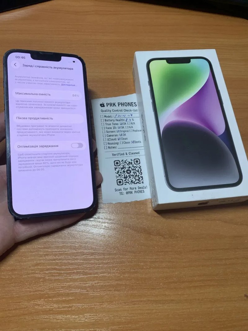 iPhone 14 256GB / Neverlock / Слот SIM / Стан 9.5/10 — фото 3