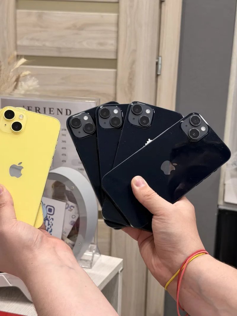 iphone 14 plus 128/256gb midnight / red / blue / yellow — фото 2