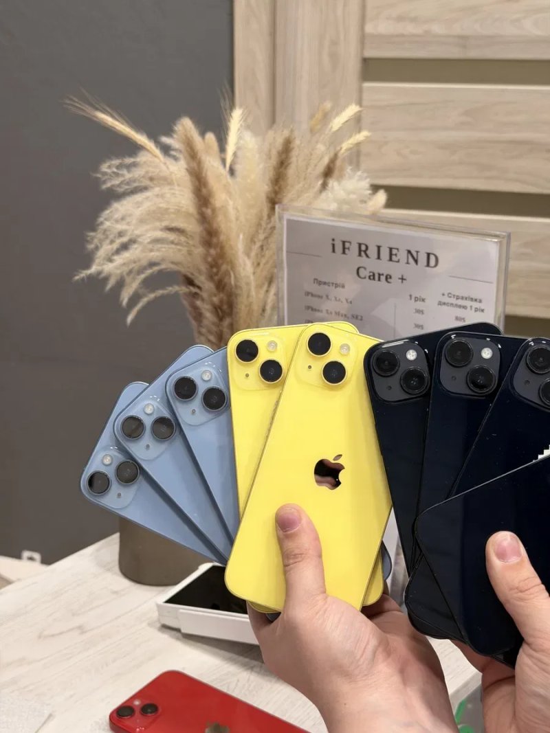 iphone 14 plus 128/256gb midnight / red / blue / yellow — фото 6