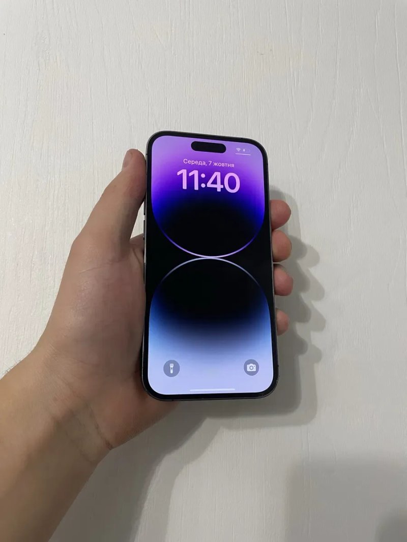 iPhone 14 Pro 128Gb 100% батарея Айфон 14 Про Мобільний телефон — фото 2