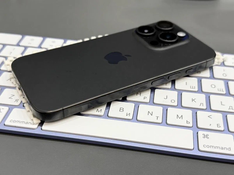 iPhone 15 Pro 128GB Black Titanium, Neverlock, eSIM (АКБ 86%) — фото 4