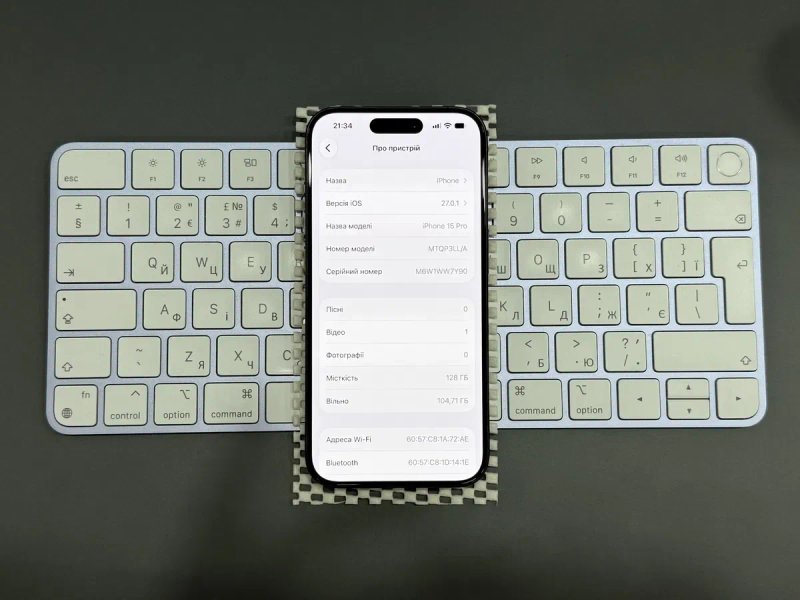 iPhone 15 Pro 128GB Black Titanium, Neverlock, eSIM (АКБ 86%) — фото 6