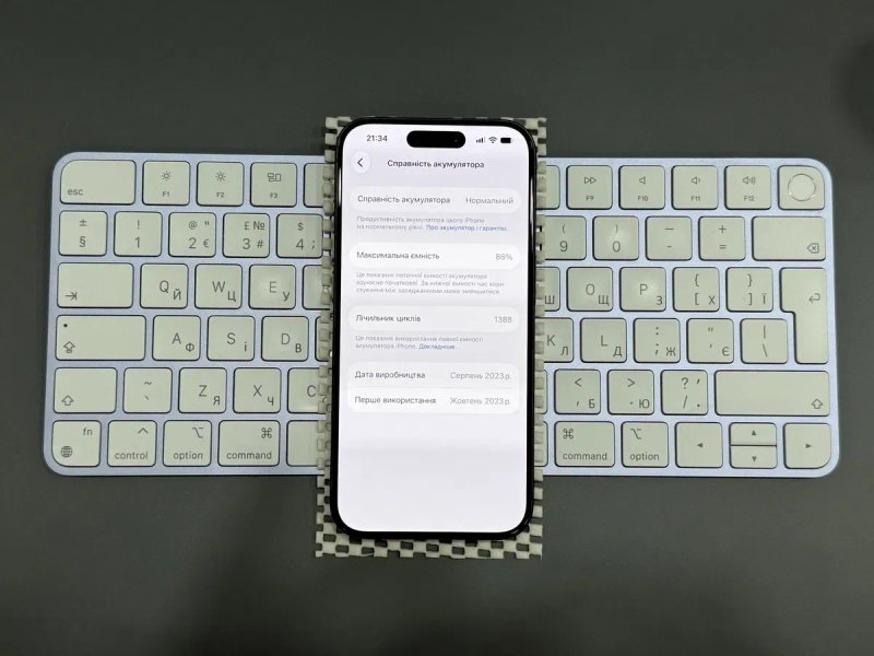 iPhone 15 Pro 128GB Black Titanium, Neverlock, eSIM (АКБ 86%) — фото 8