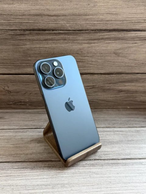 IPhone 15 pro Blue 128gb!!! 3 США!! NEVERLOCK Батарея 100%