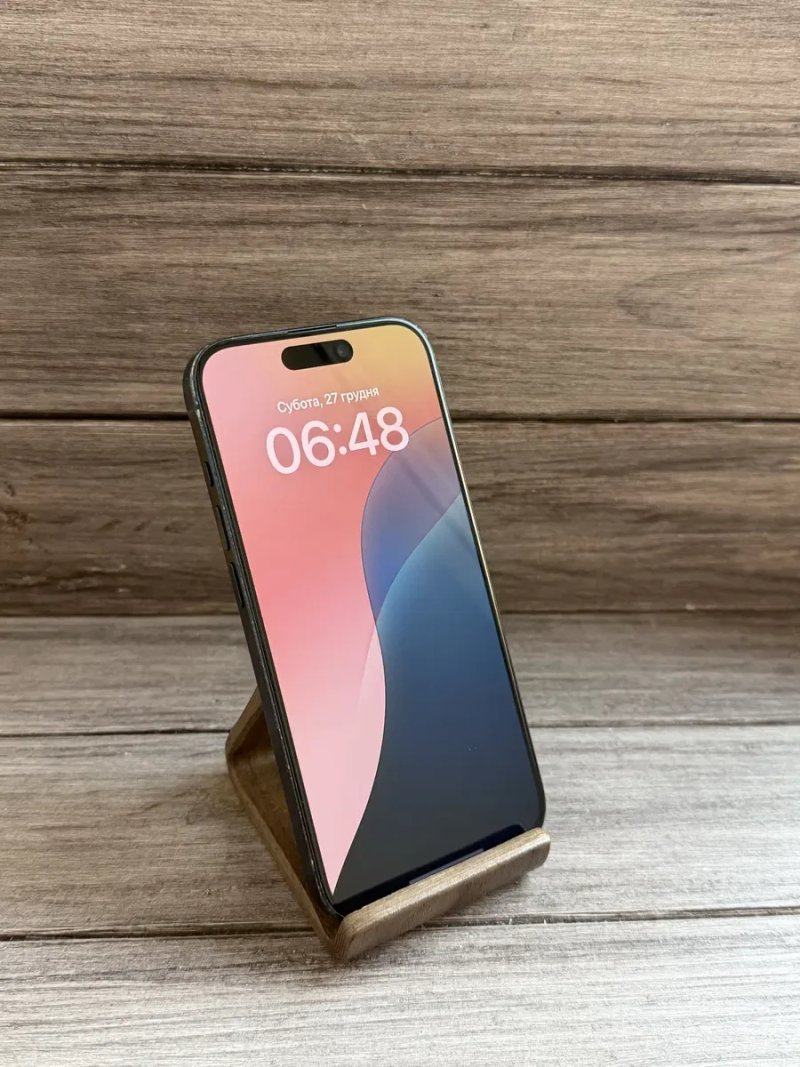 IPhone 15 pro Blue 128gb!!! 3 США!! NEVERLOCK Батарея 100% — фото 2
