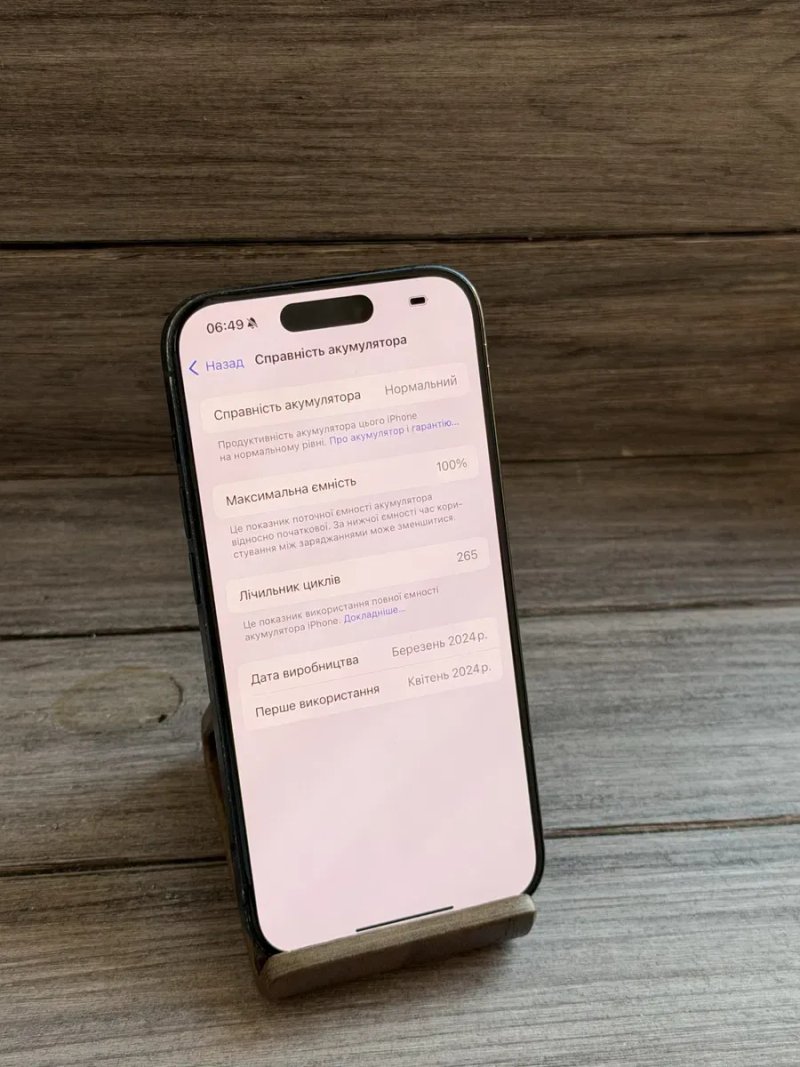 IPhone 15 pro Blue 128gb!!! 3 США!! NEVERLOCK Батарея 100% — фото 7