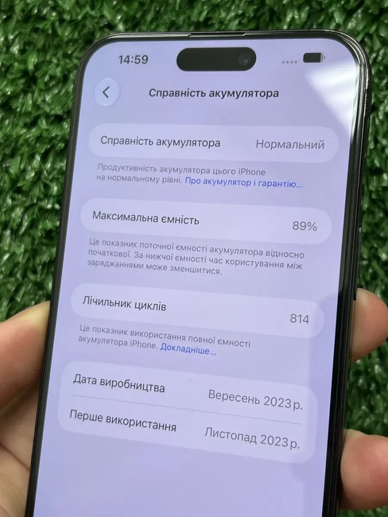 iPhone 15 Pro Max 256gb Blue T. Neverlock ФІЗ.СІМ. / АКБ 89%! — фото 6