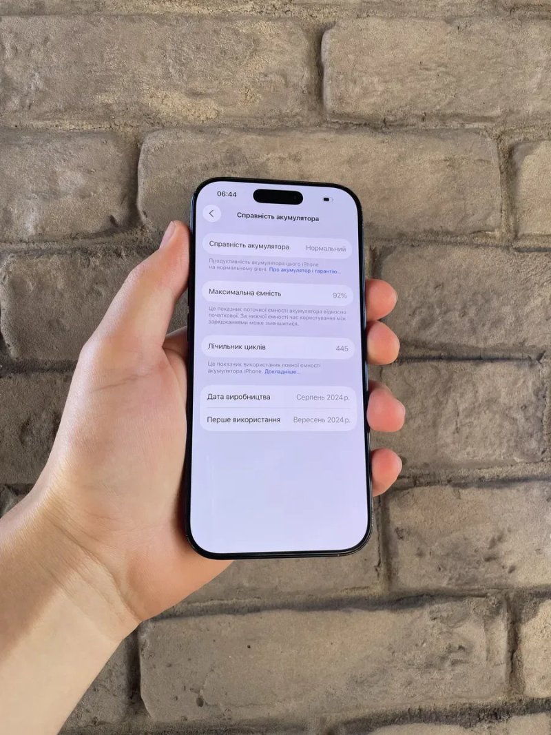 iPhone 16 Pro 128Gb 92% батарея Айфон 16 Про 128Гб Мобільний телефон Купити айфон/iPhone — фото 7