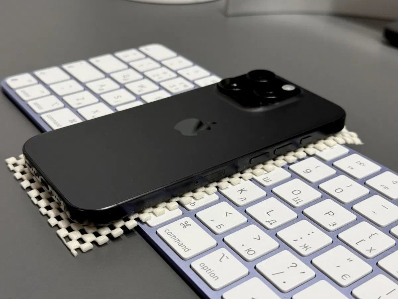 iPhone 16 Pro 128GB Black Titanium, фізична SIM (iCloud заблокований, на запчастини) — фото 3