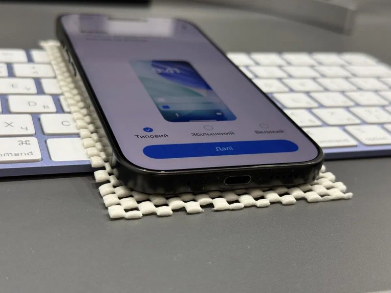 iPhone 16 Pro 128GB Black Titanium, фізична SIM (iCloud заблокований, на запчастини) — фото 5
