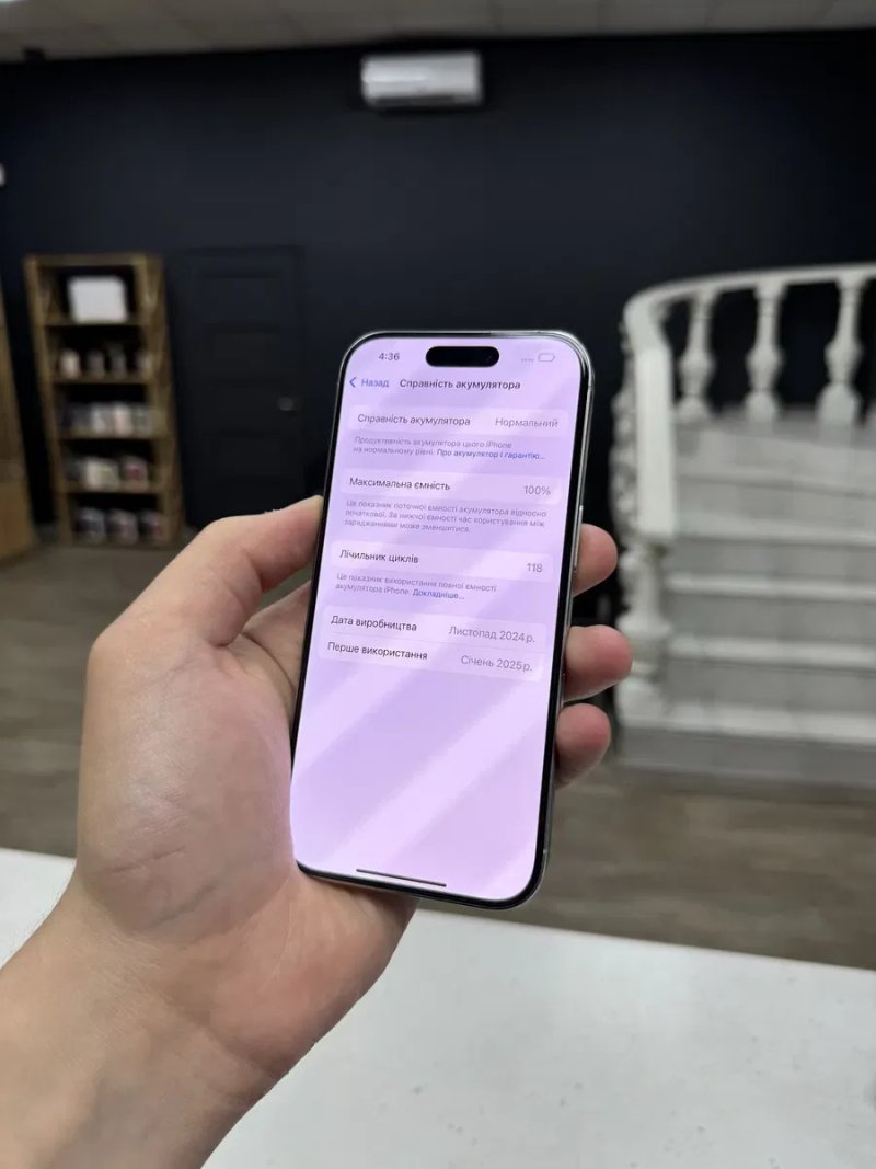 iPhone 16 Pro 128gb White Titanium Neverlock з Гарантією! — фото 5