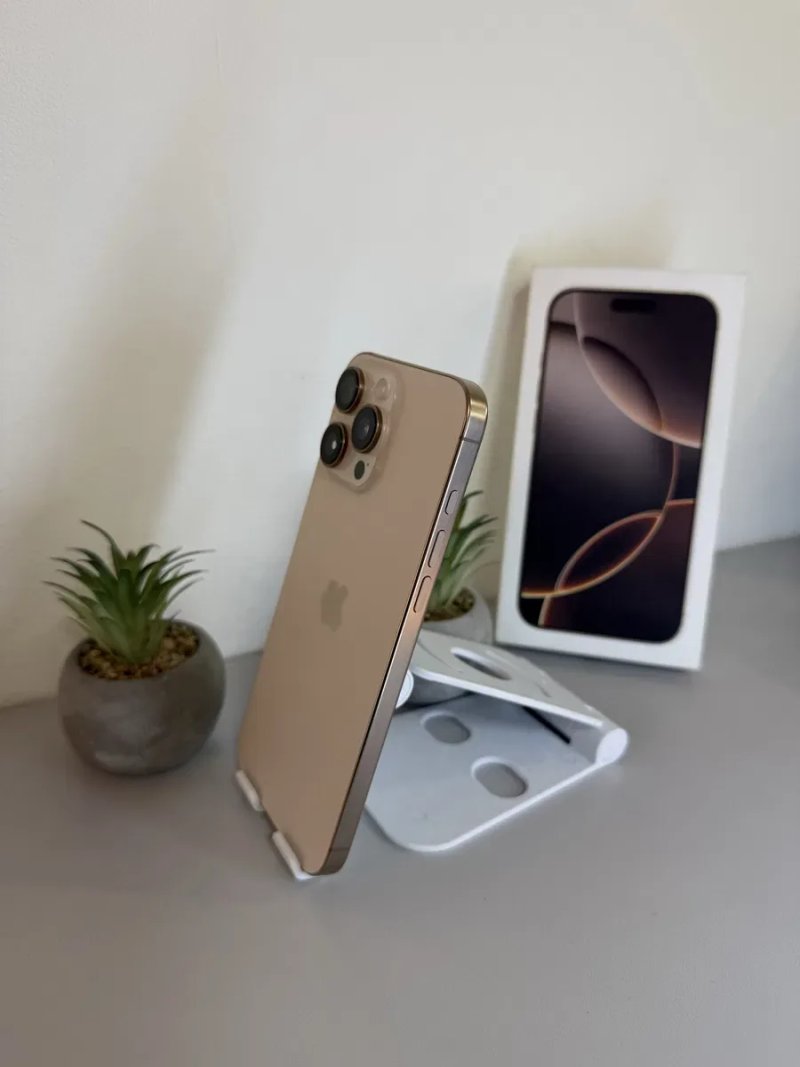iPhone 16 Pro Max 256 GB Desert / Neverlock/ 90% АКБ/ Айфон 16 Про Макс 256 ГБ — фото 3
