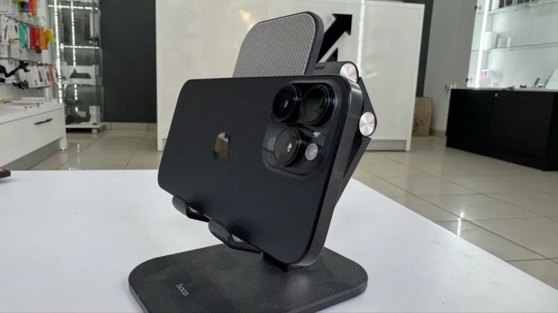 iPhone 16 Pro Max 512Gb Black Titnium Новий стан 99% АКБ Вітринний e-sim 990$ — фото 5