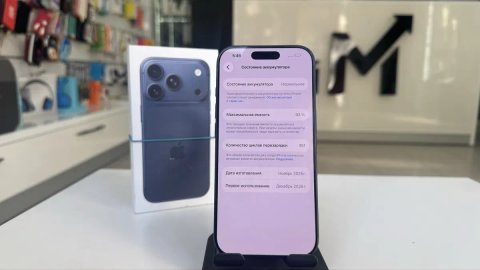 iPhone 17 Pro 512gb Deep Blue Фізична сім Стан Нового 93% 1290$