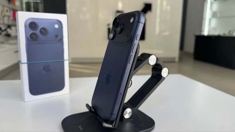 iPhone 17 Pro 512gb Deep Blue Фізична сім Стан Нового 93% 1290$ — фото 5