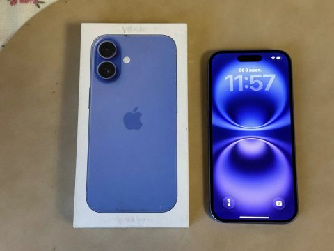 16 IPhone 256 Gb Ultramarine Neverlock Стан Нового