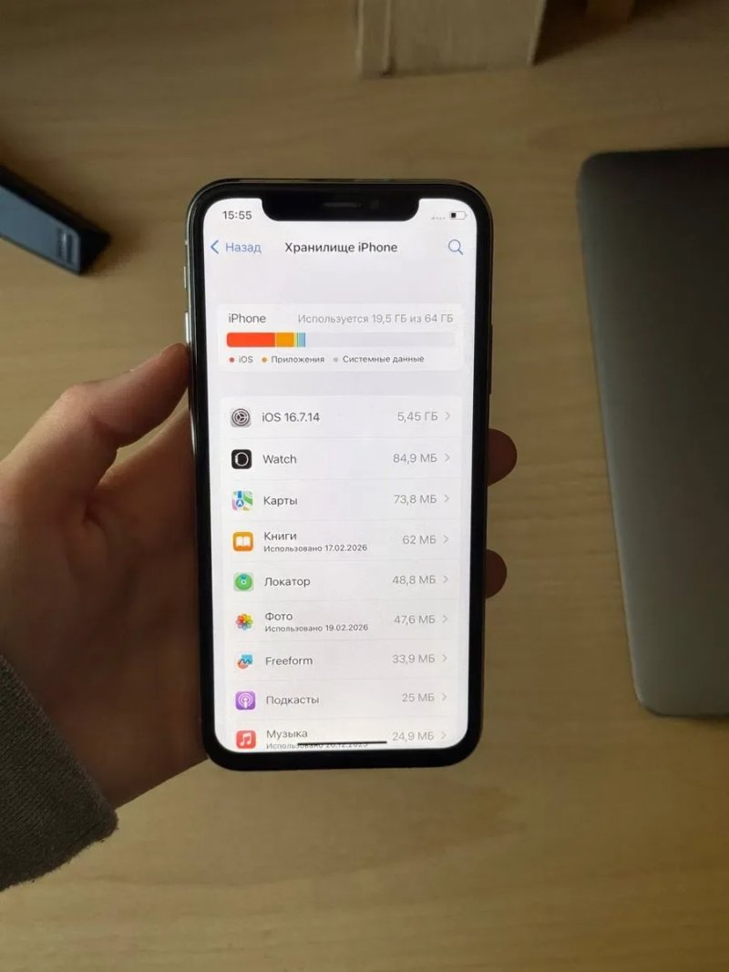 iPhone X 64GB Silver (Сріблястий) — Neverlock, гарний стан — фото 2