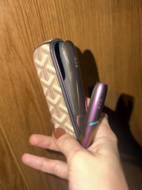 Iqos duo космический фиолетовый с чехлом