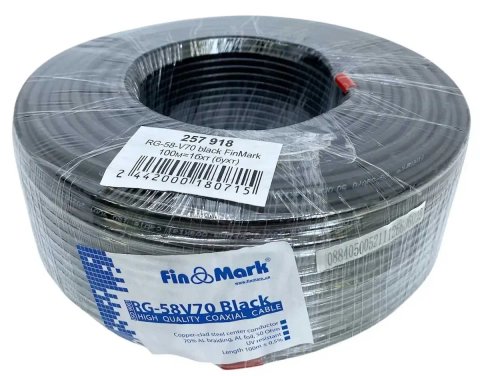 Кабель Finmark Фінмарк RG 58 V 70 50 Ом антенний для модемів
