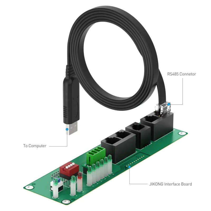 Кабель синхронизации Jikong BMS USB to RJ 45 — фото 2