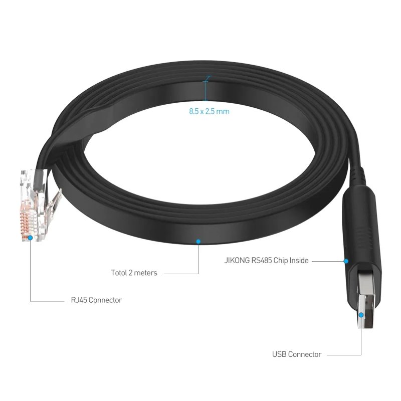 Кабель синхронизации Jikong BMS USB to RJ 45 — фото 3
