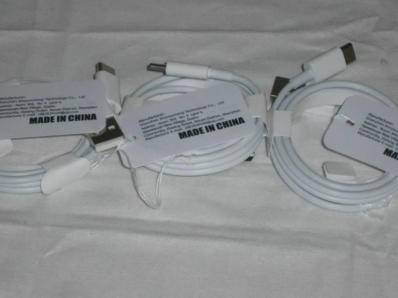 3 кабелі USB-C 1 м | USB-A → Type-C | Зарядка + передача даних | Нові — фото 3