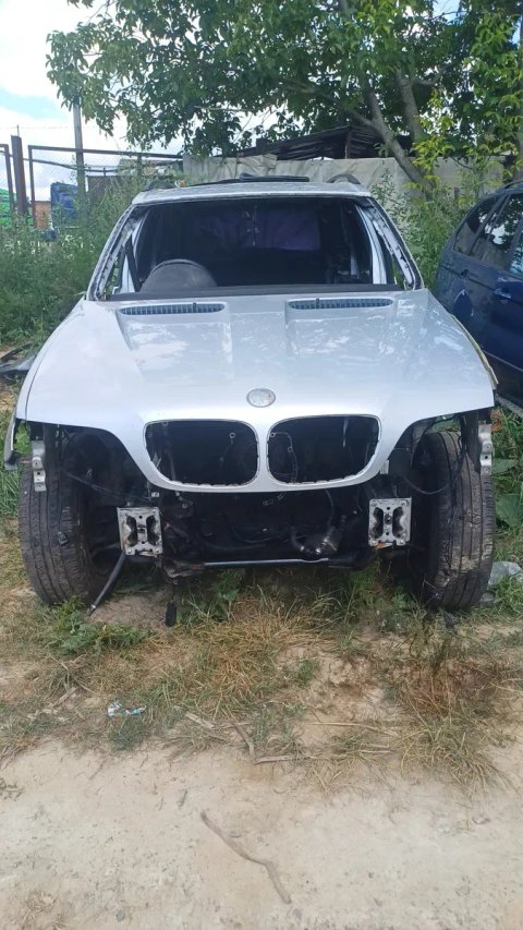 Капот bmw x5 e53 Капот сірий чорний  бмв х5 е53