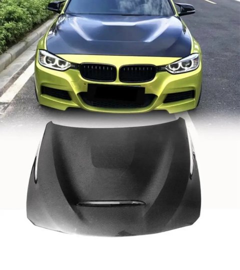 Капот CS-Стиль Карбон для BMW 3 серія F30/F31/F32/F34/F36/F80/F82 2012-2019 рр