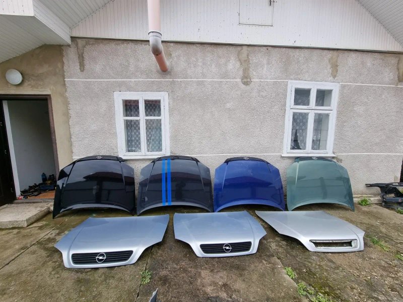 Капот Опель Астра Г Ж Opel Astra G Решітка Шумоізоляція Розборка Шрот — фото 3