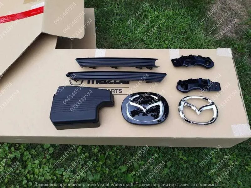 Капот Петля Замок Бампер Кронштейн Решетка Клипса Крыло Мазда СХ5 Mazda CX5 CX 5 Накладка Фара Жалюзи Эмблема — фото 8