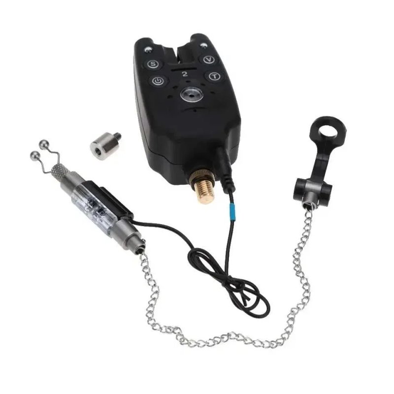 Карповые Сигнализаторы поклевки Hirisi B1203 4+1 с пейджером и свингерами Сигналізатори клювання з пейджером і свінгерами коропові покльовки комплект — фото 5