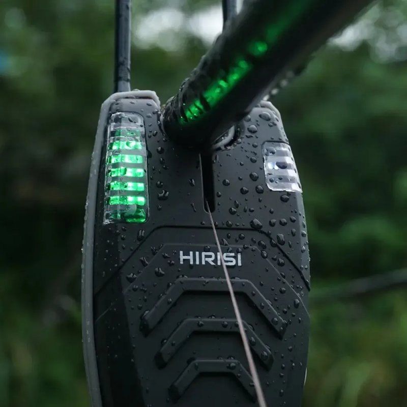 Карповые Сигнализаторы поклевки Hirisi SX1 4+1 с пейджером и свингерами Сигналізатори клювання з пейджером і свінгерами коропові покльовки комплект — фото 2
