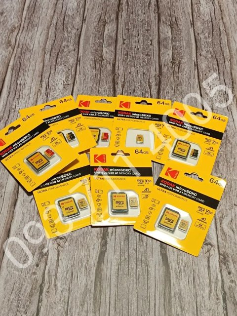 Карта пам'яті Kodak 64GB microSD U3 V30 A1 Class 10