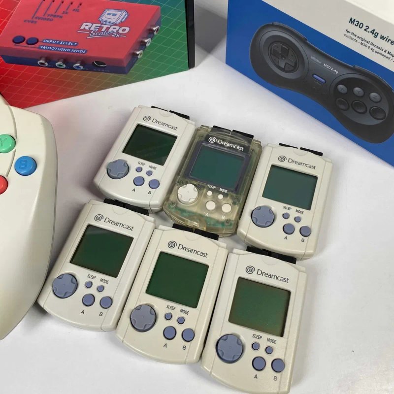 Карта Пам'яті Sega Dreamcast HKT-7000 Visual Memory VMU Сега дрімкаст аксесуари асортимент — фото 3