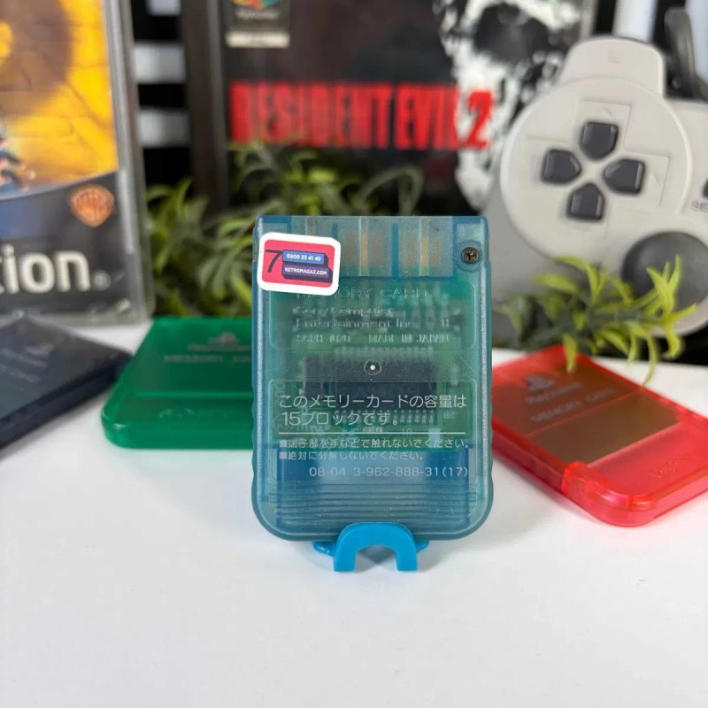 Карта Пам'яті Sony PlayStation 1 SCPH-1020 Island 1MB Б/У Оригінальна карта пам'яті соні PSOne асортимент — фото 2