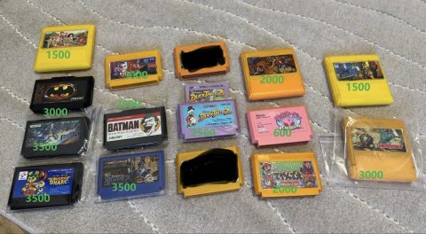 Картриджи Денди и Famicom