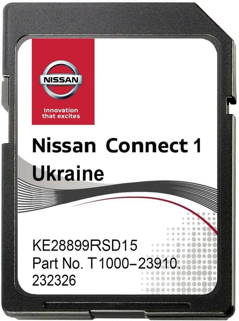 Карты навигации 2024 - Nissan Connect 1 - Qashqai Juke Note Micra — фото 2