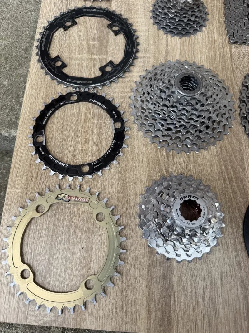 Касети , Ланцюги , Зірки Sram XX , Shimano Deore Xt , Chromag , Race Face , Renthal , Dura-Ace , GX , KMC , Alivio , 105 , 7 , 8 , 9 , 10 Speed Hope — фото 3