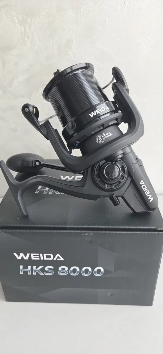 Катушка рыболовная карповая Weida HKS8000 и 10000 (9+1) — фото 8