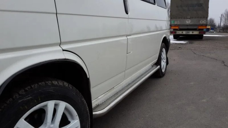 Кенгурятники=Трубы=Защитные дуги Volkswagen Т4 = Т5 = Т6 / Фольксваген транспортер/ Т6 каравела / т5 мультиван / захист авто / автообвес на авто — фото 6