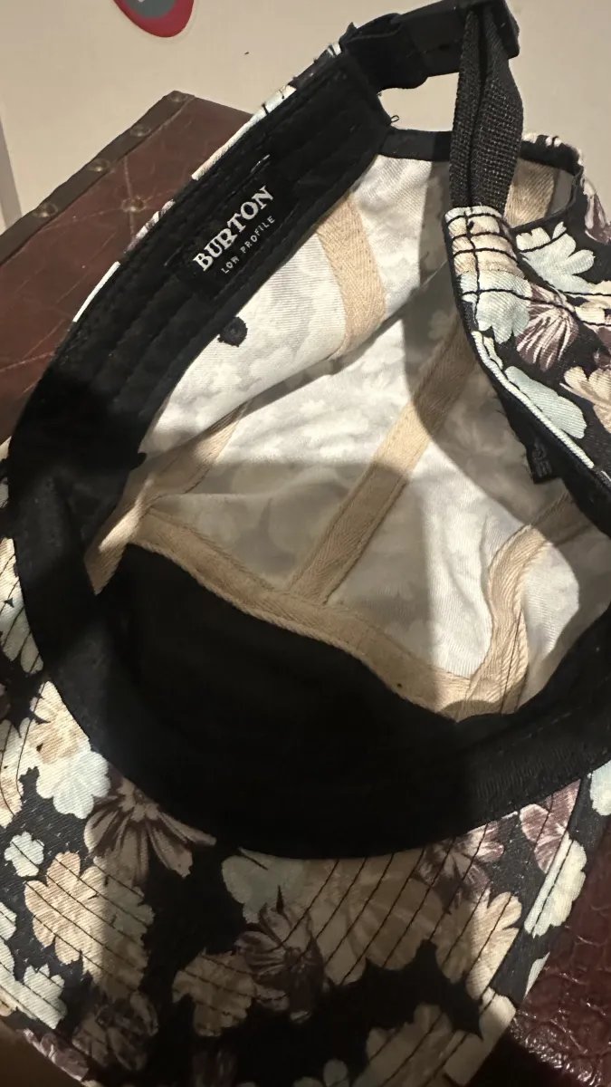 Кепка унісекс burton 5 panel з квітковим принтом — фото 4