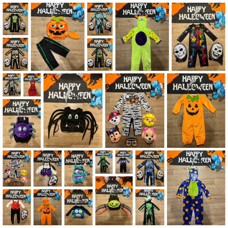Хеловін геловін хэллоуин halloween для новороджених для хлопця на 1-2-3 роки карнавальний костюм на свято карнавальный костюм на праздник — фото 2