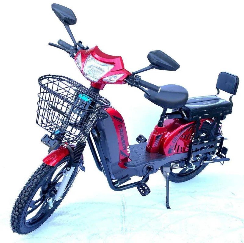 ХІТ! Електровелосипед Crosser E-Delta (800W, 60V, 15Ah,) - Червоний — фото 2