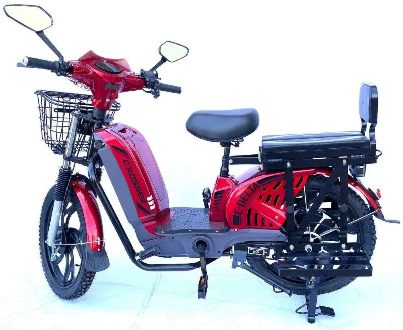 ХІТ! Електровелосипед Crosser E-Delta (800W, 60V, 15Ah,) - Червоний — фото 3