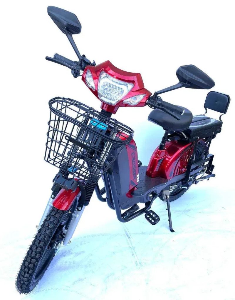 ХІТ! Електровелосипед Crosser E-Delta (800W, 60V, 15Ah,) - Червоний — фото 4
